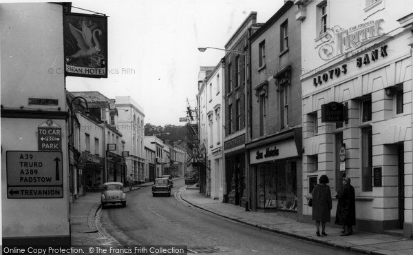 Photo of Wadebridge, Molesworth Street c.1965