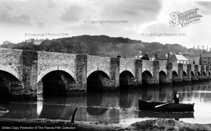 Photo of Wadebridge, The 15th Century Bridge c.1935