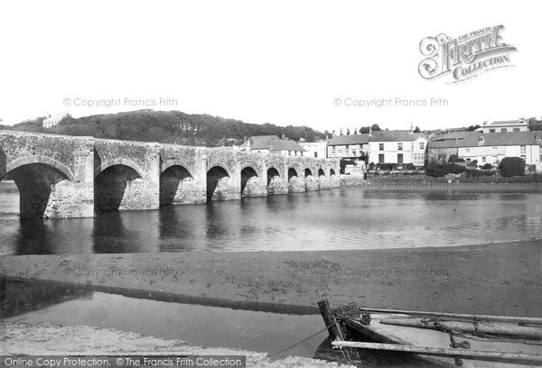 Photo of Wadebridge, The Bridge 1895
