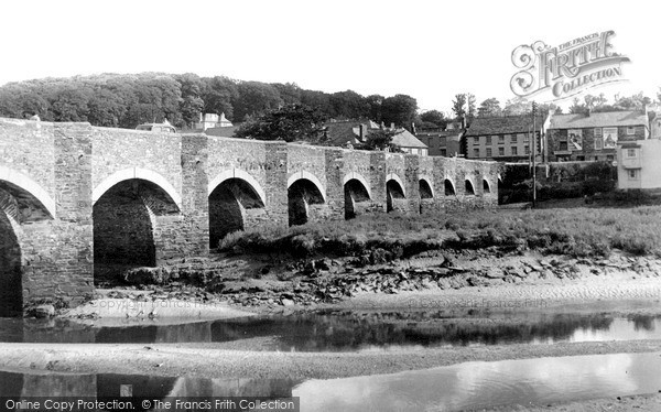 Photo of Wadebridge, The Bridge c.1955