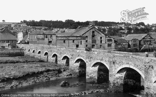 Photo of Wadebridge, The Bridge c.1955