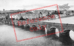 The River And Bridge c.1900, Wadebridge