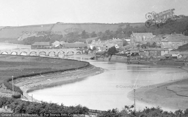 Photo of Wadebridge, The River Camel And Bridge 1894