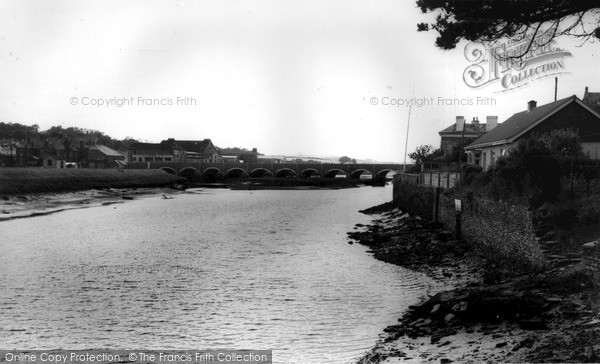 Photo of Wadebridge, The River Camel And New Bridge c.1965