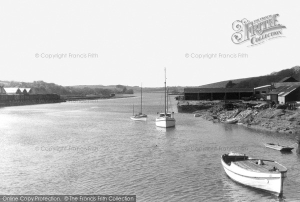 Photo of Wadebridge, The River Camel c.1955