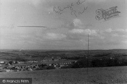 View From The Park c.1955, Wadebridge