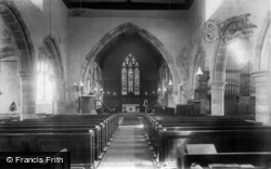 Parish Church Of St Peter And St Paul Interior 1903, Wadhurst