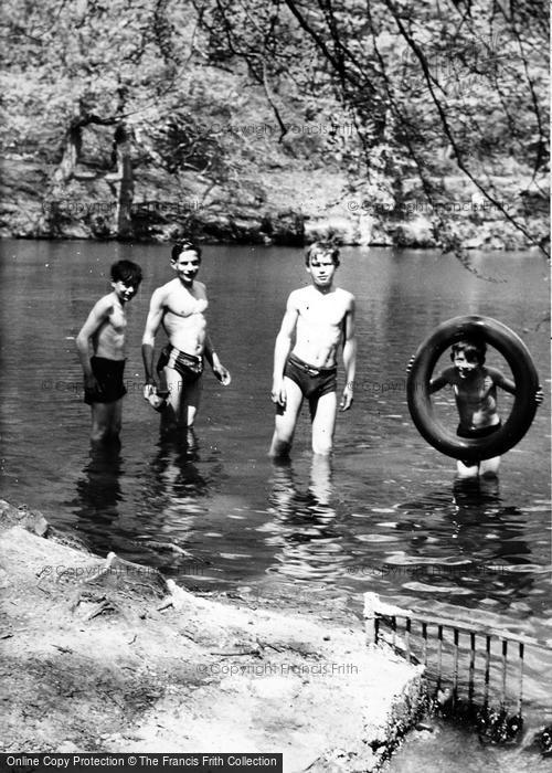 Photo of Waggoners Wells, Children Paddling c.1960