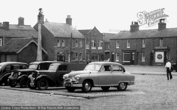 Photo of Wainfleet All Saints, Parked Cars c.1955 