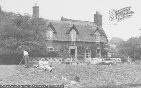 Photo of Wainfleet All Saints, Thatched Cottage c.1955