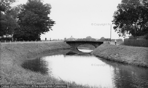 Photo of Wainfleet All Saints, The River Steeping c.1955