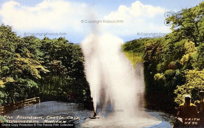 Photo of Wainstalls, The Fountain, Castle Carr c.1960