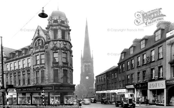 Photo of Wakefield, Cross Square c.1955