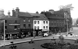 Shops On The Bull Ring c.1955, Wakefield