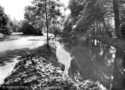 The Lake, Thornes Park c.1955, Wakefield