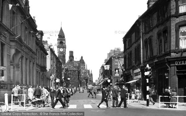 Photo of Wakefield, Wood Street c.1953