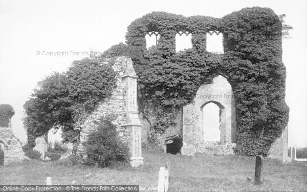 Photo of Walberswick, Church Ruins At East End 1896