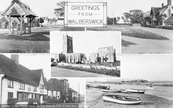 Photo of Walberswick, Composite c.1955