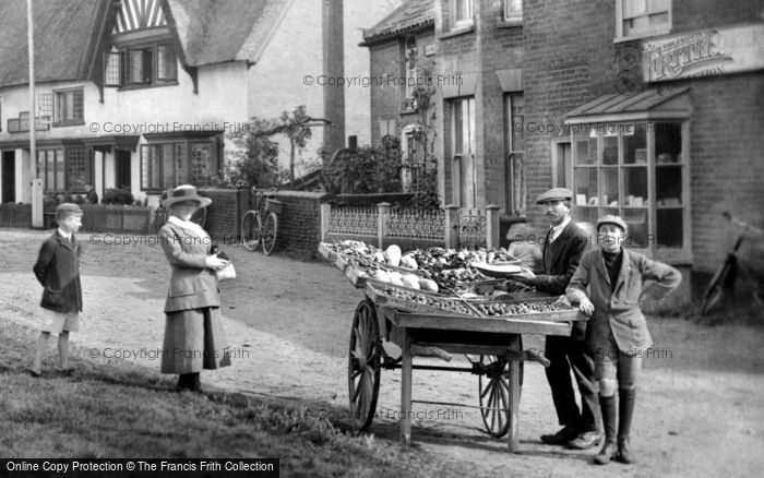 Photo of Walberswick, Fruit And Veg Stall 1919
