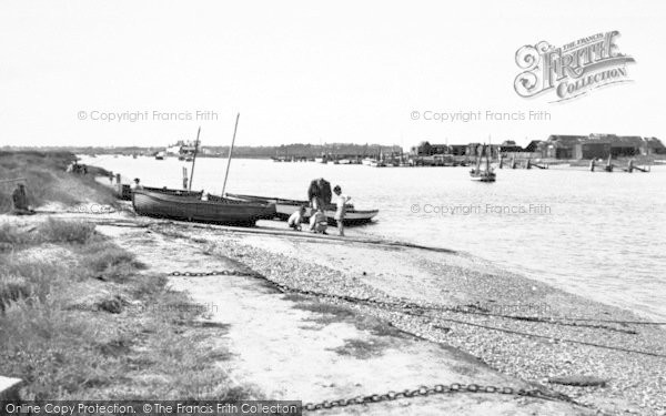 Photo of Walberswick, River Blyth c.1955