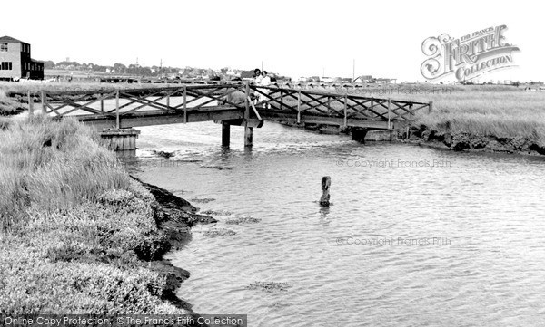 Photo of Walberswick, The Kissing Bridge c.1955