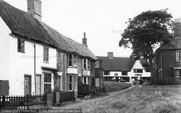 Photo of Walberswick, The Village And Bell Hotel c.1955