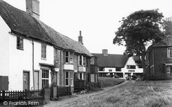 The Village And Bell Hotel c.1955, Walberswick