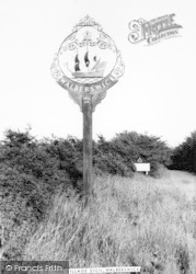 The Village Sign c.1960, Walberswick