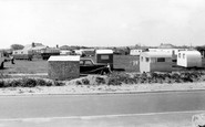 Walcott on Sea, Cliffside Caravan Park c1955