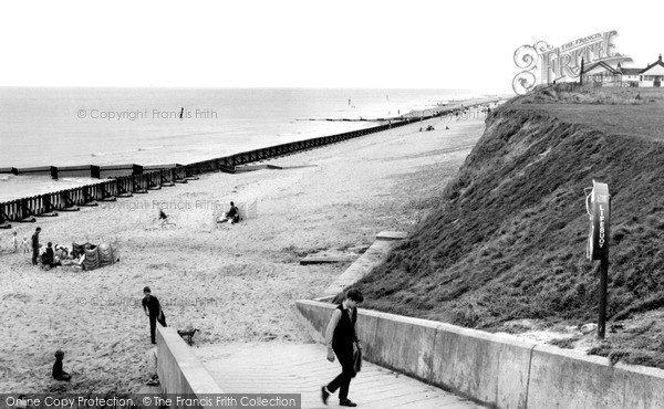 Photo of Walcott On Sea, Ostend Beach c.1965