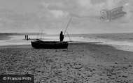 Walcott On Sea, Surf Fishing c.1955, Walcott