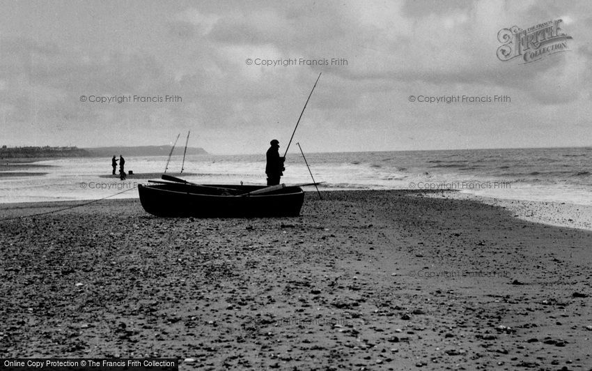 Walcott on Sea, Surf Fishing c1955