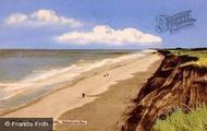 Walcott On Sea, The Beach And The Cliffs c.1960, Walcott