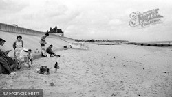 Walcott On Sea, The Beach c.1955, Walcott