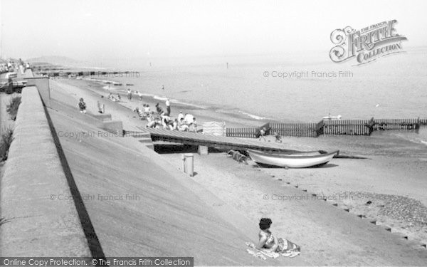 Photo of Walcott On Sea, The Beach c.1960