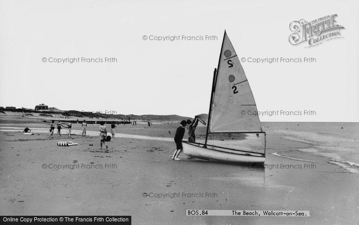 Photo of Walcott On Sea, The Beach c.1965
