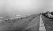 Walcott On Sea, The Sea Wall And The Beach c.1955, Walcott
