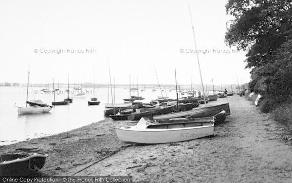 Photo of Waldringfield, The River Deben c.1955