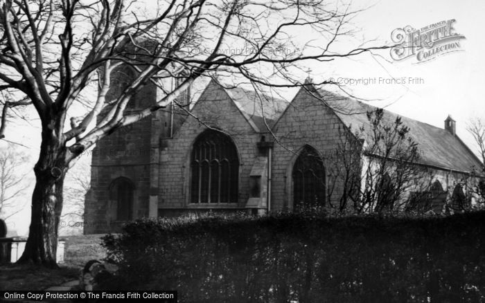 Photo of Wales, The Church c.1955