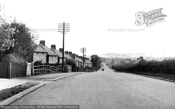 Photo of Wales, Wales Road c.1955