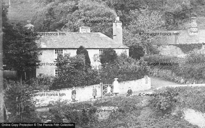 Photo of Walkhampton, Cottage By Huckworthy Bridge 1906