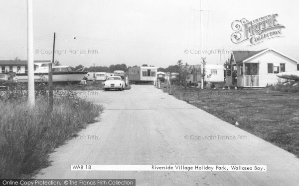 Photo of Wallasea Bay, Riverside Village Holiday Park c.1965