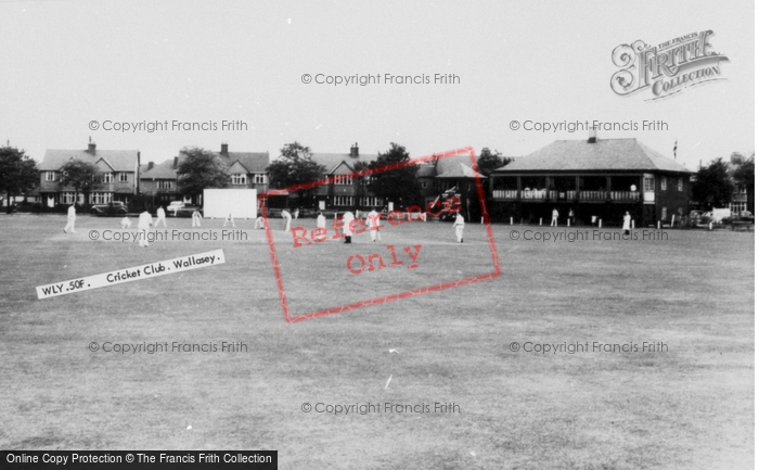 Photo of Wallasey, Cricket Club c.1960