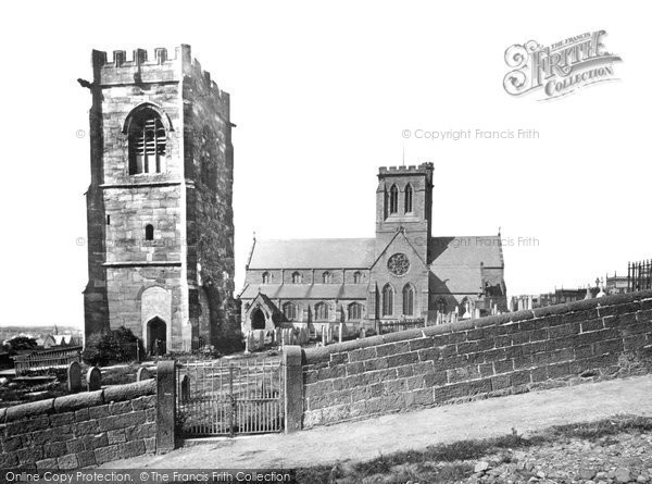 Photo of Wallasey, St Hilary's Church And The Tower c.1873