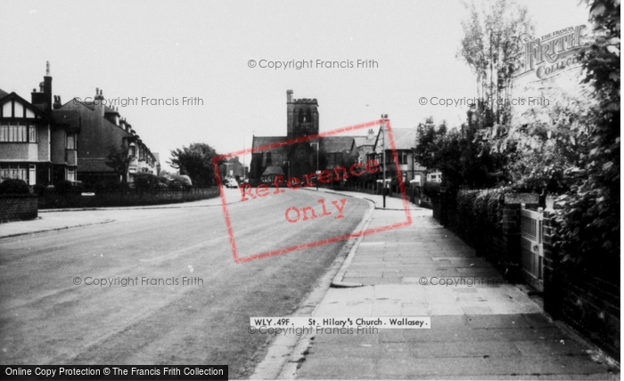 Photo of Wallasey, St Hillary's Church c.1960