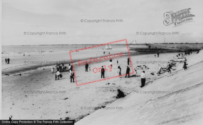 Photo of Wallasey, The Beach c.1965
