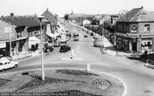 Photo of Wallasey, Village, looking towards Harrison Drive c1965