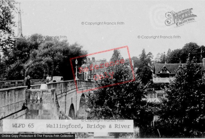 Photo of Wallingford, Bridge And River c.1955