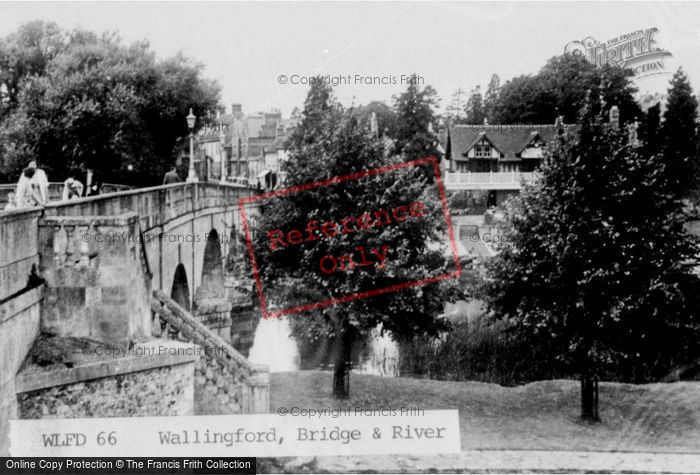 Photo of Wallingford, Bridge And River c.1955
