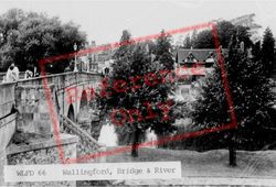 Bridge And River c.1955, Wallingford